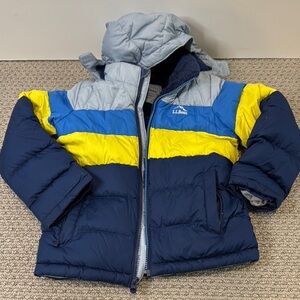 L.L.Bean Kids Colorblock Puffer Jacket